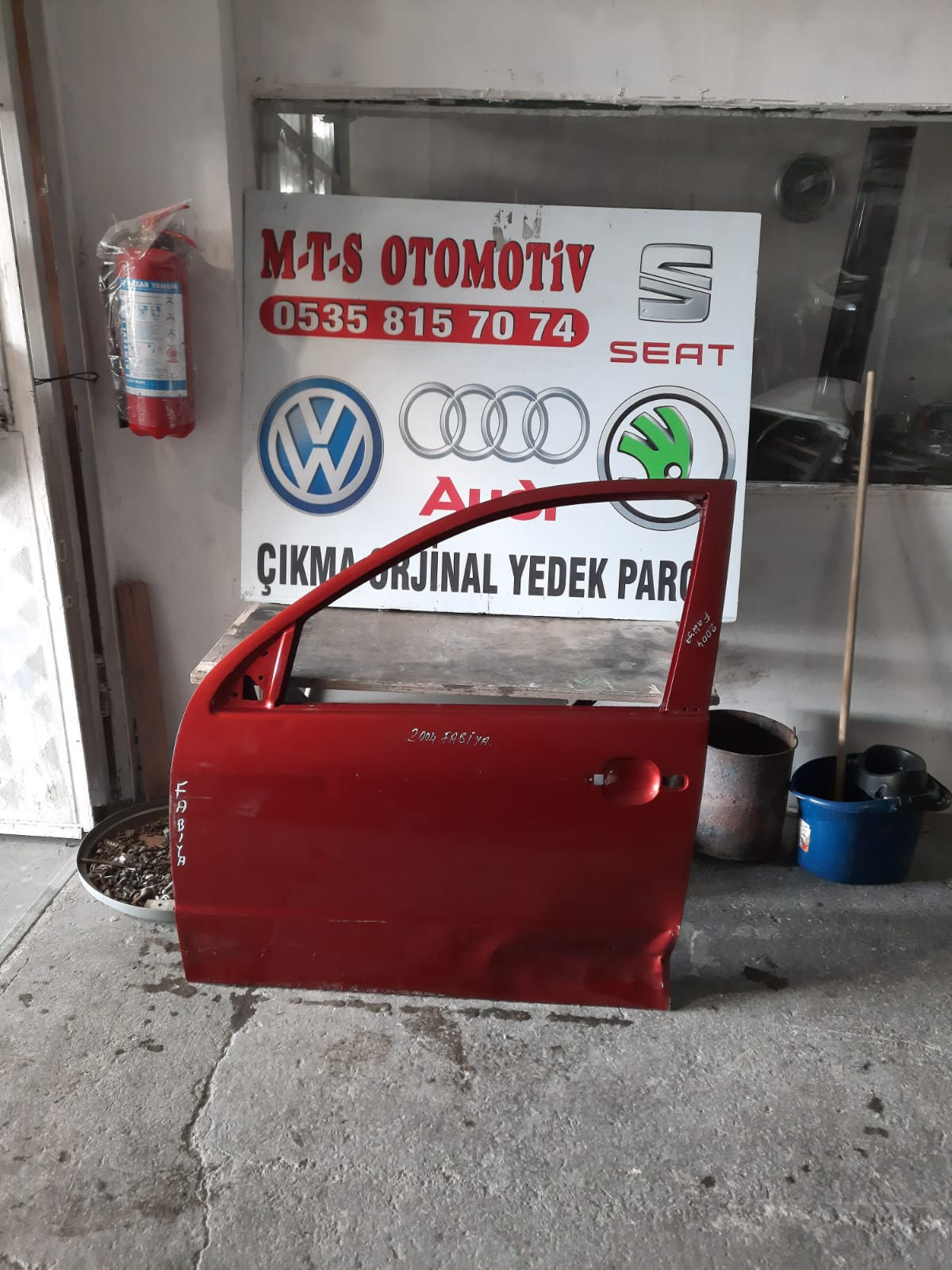 Skoda fabia sol ön kapı